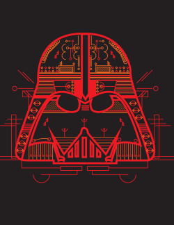 tiefighters:  Star Wars Heads Created by Robert Dingcong 