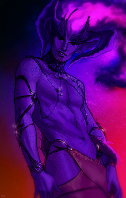 confessionsofadragonageaddict:  desire demon by ~bluewickedbehemoth  Yes…how come there are no male desire demons in Dragon Age 