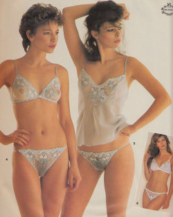 Sexy vintage lingerie advert.
