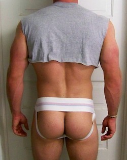 bigbroth4u:  A muscular ass in a jockstrap porn pictures