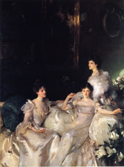 “The Wyndham Sisters” (1889) by John Singer Sargent (1856-1925).