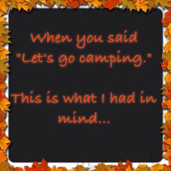 mzglamoreyez:  aadavis75:  mydesires71:  Great minds think alike.. Got to love nature  Let’s go  Ha! My kinda camping!  @princessmissy56 summer trip?