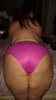 venusblue82:  And 3rd pink with black polka dot cheekies, let me know which you like best