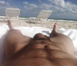 stratisxx: That’s a nice fat hairy greek cock on the beach