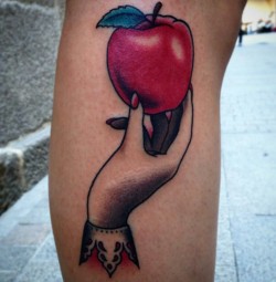 1337tattoos:  In my leg. Tattoed by Mario Prado in Trinidad Tattoo ( Pontevedra - Galicia - Spain)  https://instagram.com/p/8MBVXNLpRI/submitted byÂ http://lauragago.tumblr.com