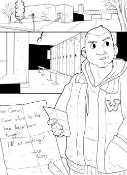 Connor you bIG DUMB IDIOTStill have some work to do on this page but figured I’d get a head start on the second comic, since I finished all my scheduled work for this week on Tuesday&hellip;