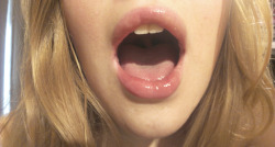 slutenjoyinglife:  My mouth…