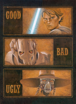 son-of-dathomir:  the Good, the Bad and the Ugly; by Brian Rood 