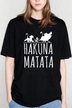 boomcherry1988:  UNISEX CHIC LETTER PRINTED T-SHIRTS{ON SALE}HAKUNA MATATA - I FEEL LIKE 2007 BRITNEYI DON’T GIVE A SHIT - GIRL POWERALWAYS HUNGRY - COFFEE TEE PANCAKES&amp;YOUASK ME ABOUT  - I’VE GOT YOUR BACKBEST FRIEND - POWERDE BY PLANTSLike