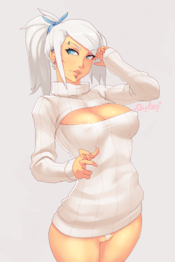 owlerart:  better late than never to the sweater meme ᕕ( ᐛ )ᕗ