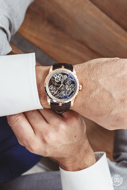 Watchanish:  Roger Dubuis X Watch Anish.  Any Watch Shows Time But This One Shows