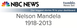 nbcnews:  Nelson Mandela dead at 95 Nelson Mandela, the revered South African anti-apartheid icon who spent 27 years in prison, led his country to democracy and became its first black president, died Thursday at home. He was 95. Continue reading News