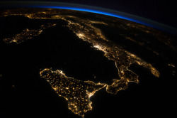 Another sparkling night in Italy (photographed from the ISS)