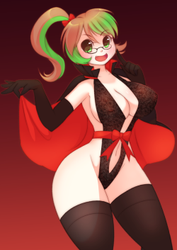 pastelletta:  Commish: Electra vamp by Pastelletta Lingerie special commish 1 out of 6 for IisSlacker on dA! 