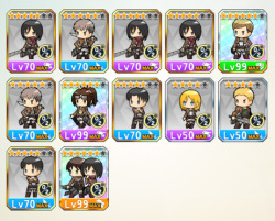 Looks of the new avatars for the 2nd SnK x Million Chain collaboration!Too much cute at once!