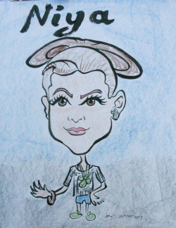 Caricatures that I did at the ice cream shop, Dairy Delight.  