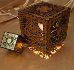 thefabulousweirdtrotters:Hellraiser Lament Configuration-Inspired Lamp (Clean Edged ‘Deluxe’ Lamp) By Ben Hamby and Jereomy Faber of Sky D.o.G.s 