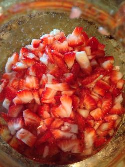 theheatofthesouth:  theheatofthesouth:  1. First cut up some strawberries and soak em in vodka for as long as you can bear to wait (if you do it overnight it’s even better) 2. Then add some lemonade.  3. Stir and serve with mint.  4. Be drunk.  Y’all