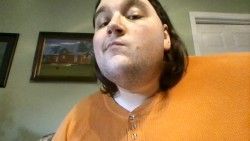 Five days into No-shave November.  You still can’t really tell how much facial hair I have cause of the slight graininess of my webcam.  But the beard is on its way back.  Also, this thermal shirt makes me look like a pumpkin.  Ishould get some