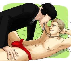 radiotook:  this red thongs monday thing ahahaa i don’t even know how to draw thongs properly 