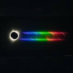 The Flash Spectrum of the Sun #nasa #apod #sun #star #chromospheric #flash #spectrum #light #eclipse #wavelength #photospheric #atoms #hydrogen #helium #space #science #astronomy