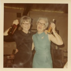 blankstaresatthelake:  Amid the cigarette smoked haze and the whirring sound of the dehumidifier Doris and Shirley made sure the basement Canasta party’s were always hoppin’ on a Friday night. 