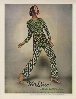 adsausage:Mr. Dino / Ban-Lon Fashion {1970}