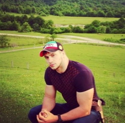 theruskies:  Russian Predator! Russian Wolf!  He usually hunts for rare beautiful queers and receives extraordinary pleasure raping them. Wanna be His prey, wanna be his trophy. I Get A Kick Out Of Russian Guys