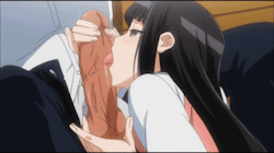 hentaichimp:  A good looking uncensored blowjob animation? What sorcery is this? (source in comments) via /r/hentai http://ift.tt/1rL4InC   KanojoxKanojoxKanojo uncensored version