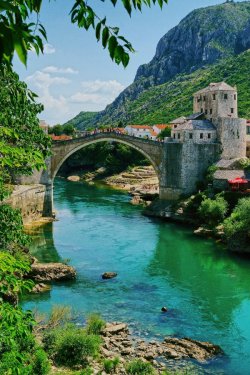 travelingcolors:  Mostar Old Bridge | Bosnia and Herzegovina (by CitizenFresh)