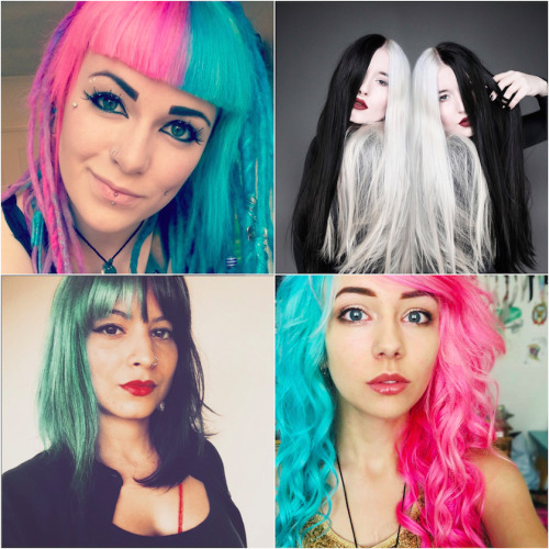 mindlevelzero:  alice-the-slayer:  hypno-sandwich:  priscellie:  micdotcom:  Natural hair color is overrated.   Mark my words, internet. Someday, I’m going teal.  Beautiful  Omg,  yes.. Like six of these…  breakitdownnat to the multicoloured courtesy