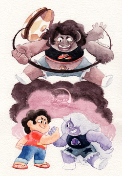 gracekraft:  ✨We’re not gonna do it alone!✨ A new series of watercolor I’ll have available as stickers and small prints at C2E2! 
