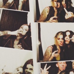 chelseawolfeonly:  Chelsea Wolfe and Brody Dalle