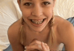 hotsexyteenbabeswithpigtails:  Sexy babes with pigtails  I wish I was her and that was my mouth wrapped that cock