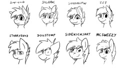 duop-qoub:  art style challenge. my oc drawn in various styles. artists:@dileak@shinonsfw???@starry5643@dogstomp@sidekicksart@mcsweezythe ??? turned out so bad that it’s too embarrassing to reveal. if you can guess the artist write me a message and
