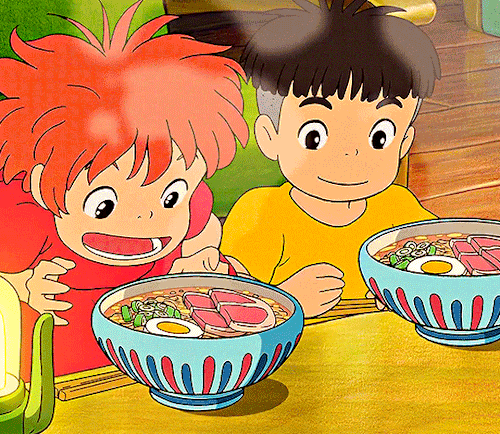 nyssalance: STUDIO GHIBLI + FOOD Ponyo (2008)Spirited Away (2001)When Marnie Was There (2014)Howl’s Moving Castle (2004)Kiki’s Delivery Service (1989)From Up on Poppy Hill (2011) [ part 1 ] [ part 2 ] [ part 3 ] 