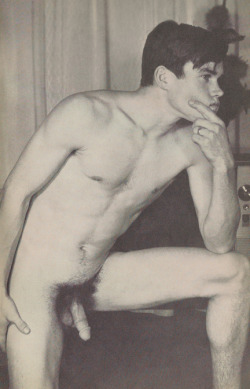 perfectspecimens2: An early photo of Buddy Houston?  It sure looks like him.  Vintage nude