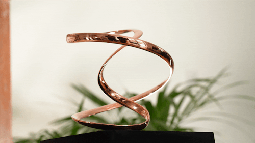 itscolossal:  A Mesmerizing Kinetic Sculpture Twists and Writhes in Perpetual Spiraling Motion
