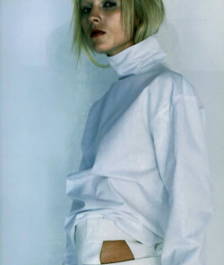spring1999:  jalouse n°7 january 1998 “blanc sur blanc” photographed by judson baker