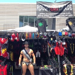 roughtradegear:  Check out our booth at THE OFF SUNSET FESTIVAL! Happening now til’ 9:00pm tonight. #beer#food#music#fetish#gear#leather#leathermen#gay#gaymen#roughtradegear#silverlake#mrlaleather (at Off Sunset Festival)  I&rsquo;ll be there soon!!!