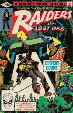 Raiders Of The Lost Ark No. 2 (Marvel Comics, 1981). Cover art by Walt Simonson.From Oxfam in Nottingham.