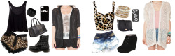 jasminevillegasoutfits:  Jasmine inspired outfits for a Kiss concert. Requested by anonymous! Outfit One: Shorts: Etsy, purchase here for ฽! Shirt: Forever 21, purchase here for Ű.80! Shoes: Dr Martens, purchase here for 踒! Cardigan (optional):