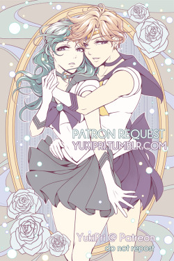 yukipri: Patreon Patron Request  Sailor Neptune + Sailor Uranus from Sailor Moon This is a combination of multiple requests over the past few months! ~~ This illustration is available in higher quality and with less watermarking on my Patreon! If you’d