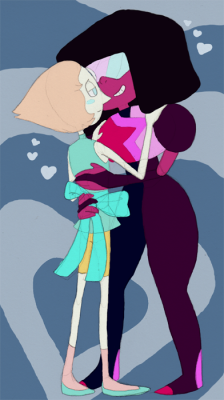 samcybercat:  It’s Pearlnet Bomb week! Sadly I don’t have a lot of time to draw this week, but I couldn’t let an event for my favourite SU ship go by without contributing a little doodle. 