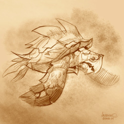 azerothin365days: Speckled Sea Turtle “They can be found swimming gracefully in the maritime waters of Kelp’thar Forest” _Anubaranco at Vashj’ir   Follow me here and check out my daily sketches:TWITTER   INSTAGRAM   