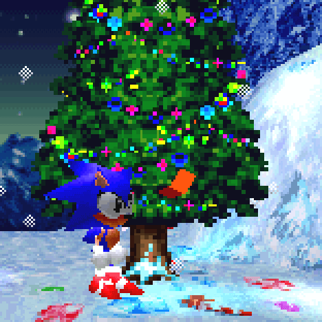 sonichedgeblog:    Tree time‘Christmas Nights’ - ‘Sonic Into Dreams’SEGA Saturn  