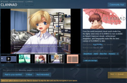 transmemesatan:  dongstomper:  ponett:  i hate anime    isn’t this the game that’s currently more popular than like, everything on steam except fallout 4   look I know clannad those ARE improved visuals