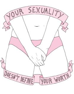 traitspourtraits:  No matter you have a lot of sex or never had. No matter you have different partners or not, and what’s their gender.  No matter you like sex or not. YOUR sexuality, YOUR rules 