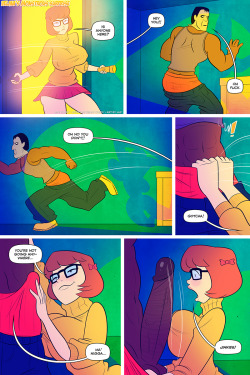 kennycomix:  Velma’s Monstrous Surprise - Mini Comic (Page 1/3) Story by: Kennycomix / Art by: Laz A mini-comic with the amazing MadefromLazers. If you don’t know who he is or have seen his work, then you need to be slapped. Go check him out and show