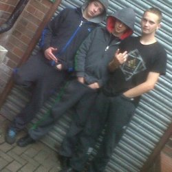 Typical chav behaviour. They are controlled